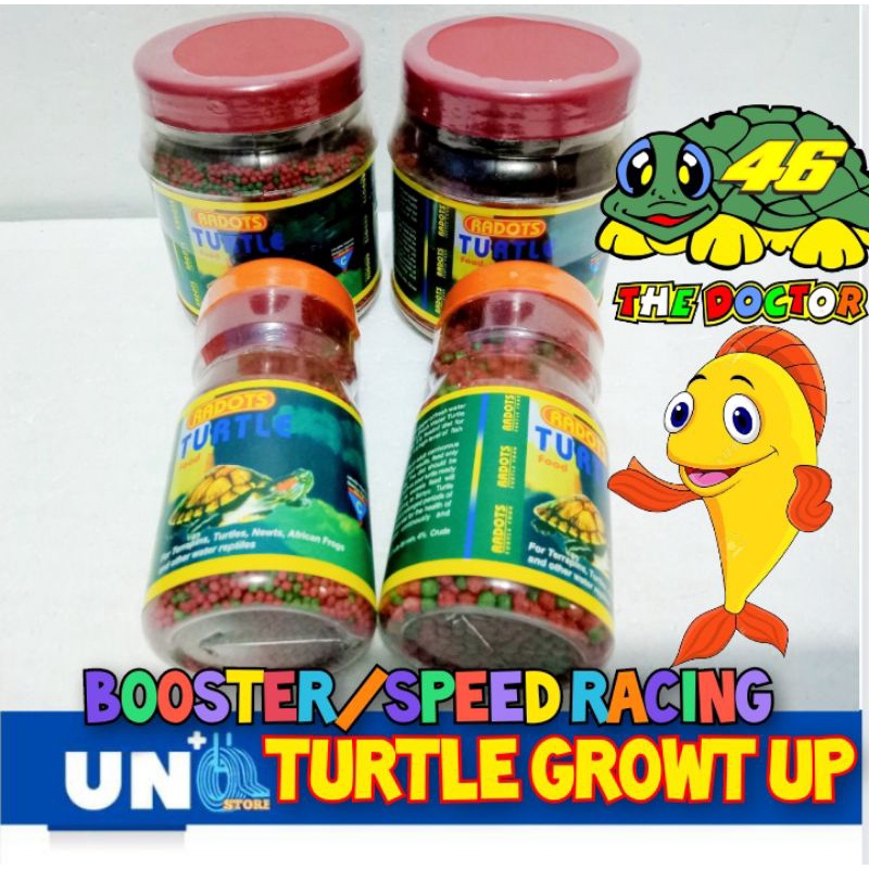 PELET PAKAN KURA KURA BERVITAMIN / SPEED BOSSTER TURTLE GROWT UP