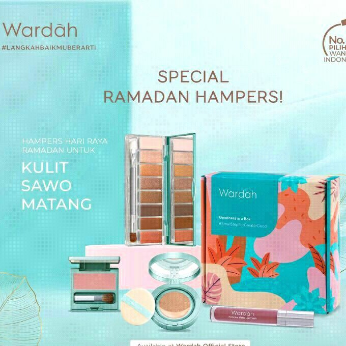 WARDAH PAKET HAMPERS EXCLUSIVE (FREE SERUM )  PAKET MAKE UP / PAKET SESERAHAN / HANTARAN / HADIAH UL