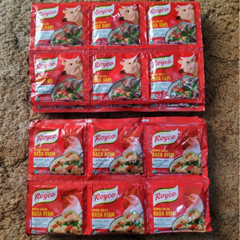 

PAKET HEMAT 12 PCS / 1 LUSIN ROYCO RASA SAPI UKURAN 9GR