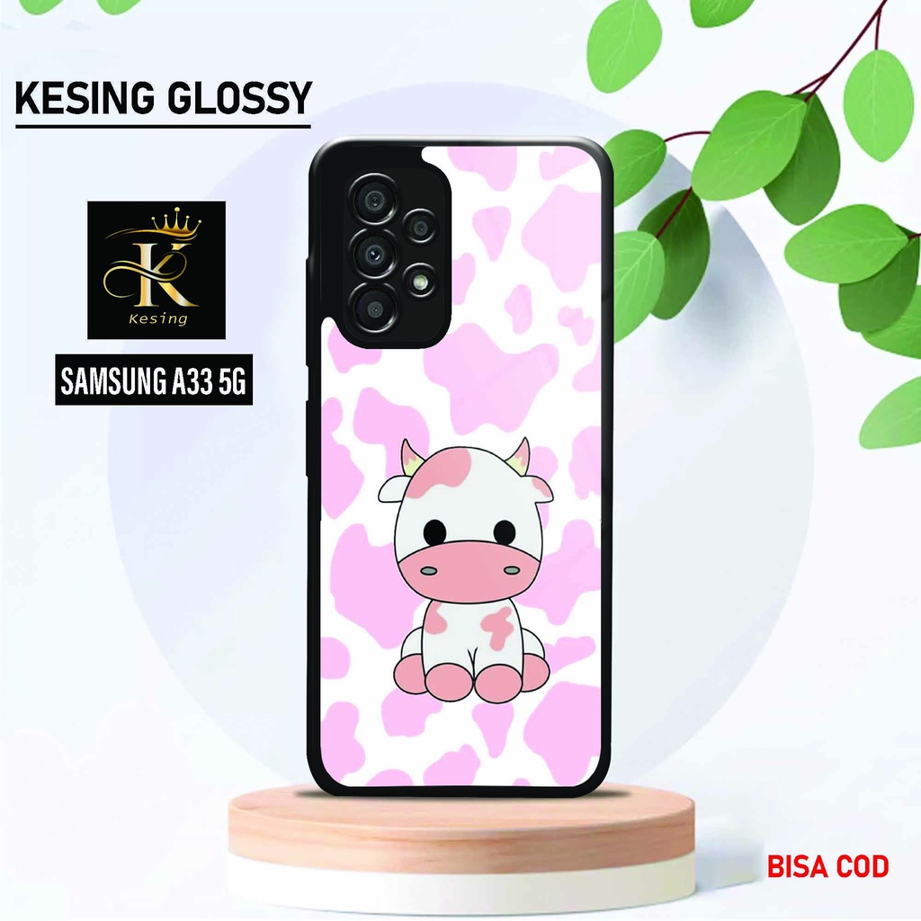 Case Samsung A33 5G - Hardcase Glossy Samsung ( KS16 ) - Softcase Samsung A33 5G - Fashion Case Sams