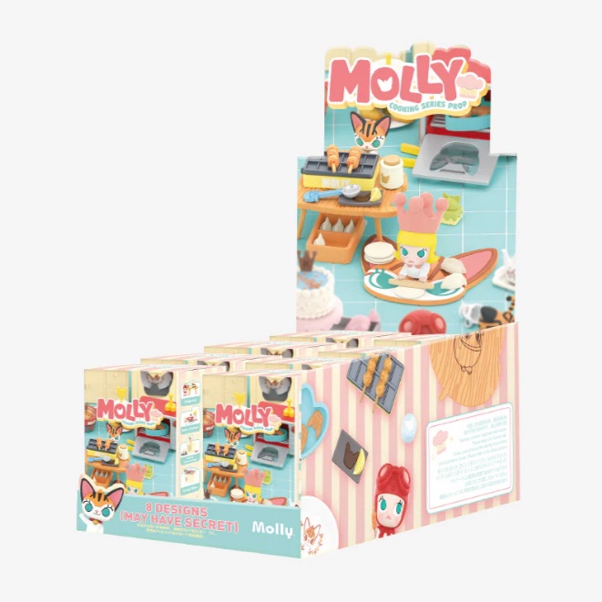 Pop Mart Molly Cooking Series Prop 8 Model - MISP