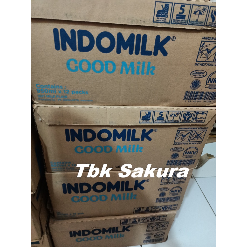 

UHT Indomilk Full Cream per dus isi 12pcs @950ml