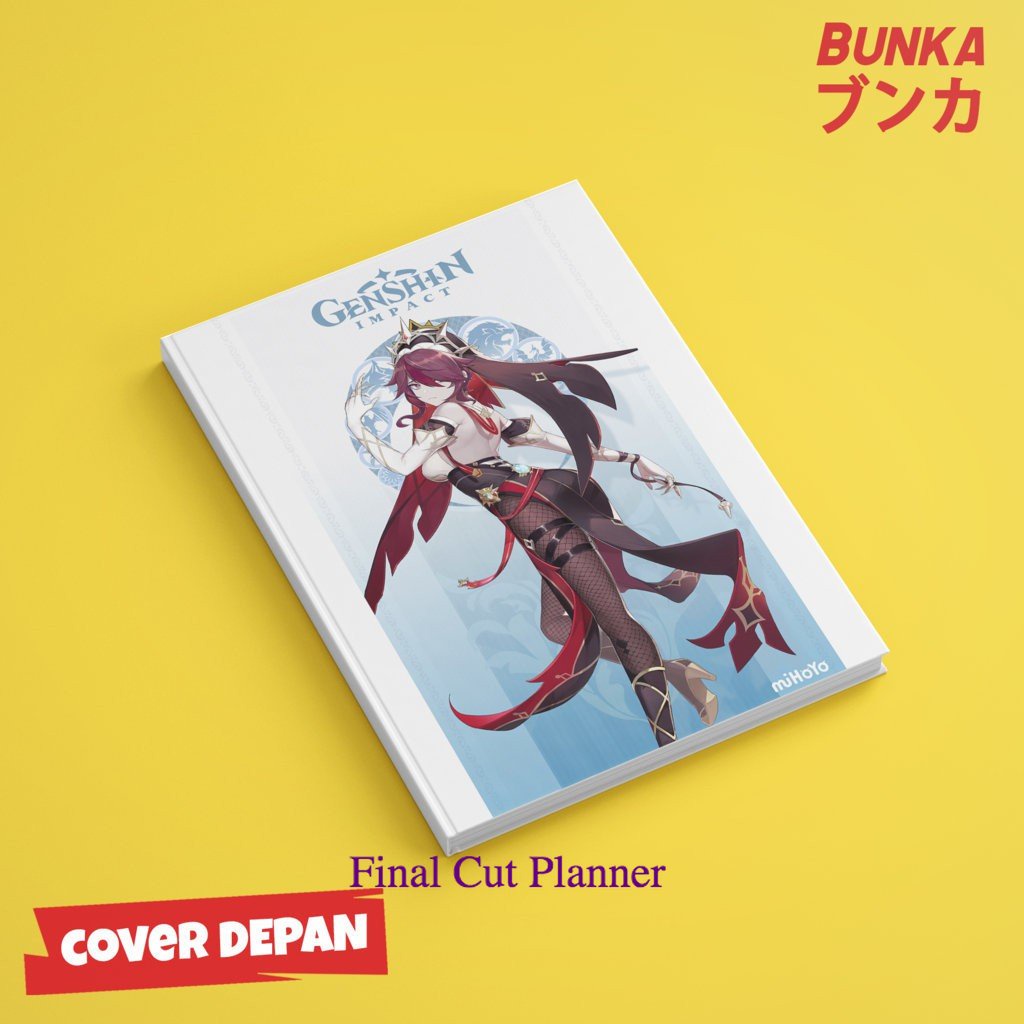 

Notebook Game Genshin Impact Rosaria Hardcover A5 Buku Tulis Catatan Notes Agenda Planner Jurnal .