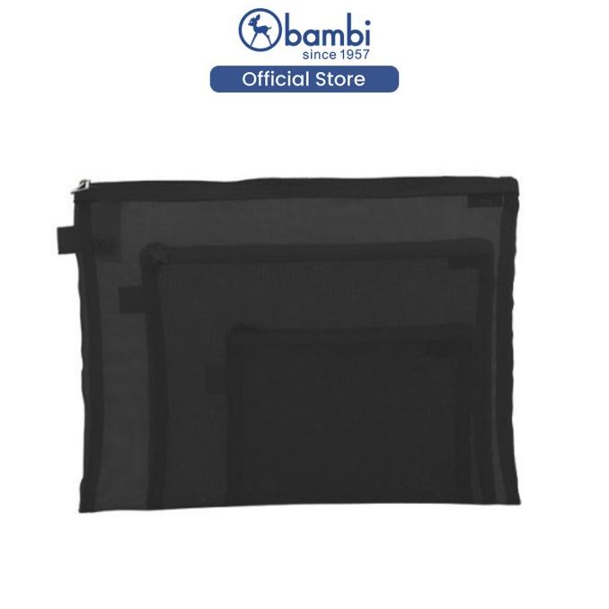 

Bambi 7126-10 Mesh pouch - Hitam