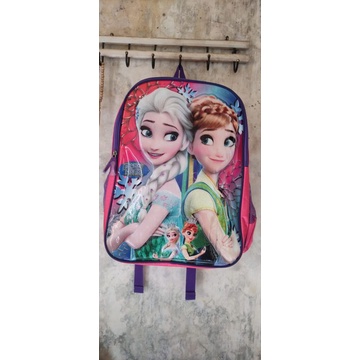 tas ransel anak cwe livin 3725 gambar frozen timbul