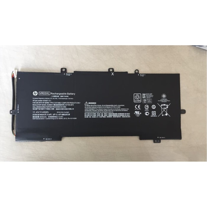 Baterai HP Envy 13-D040TU D045TU D050NA D055SA D026TU VR03XL Original