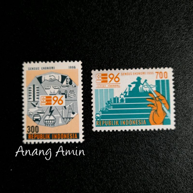 

LOT.F54 PRANGKO INDONESIA I-487 2V SENSUS EKONOMI 1996 KOMPLIT SET