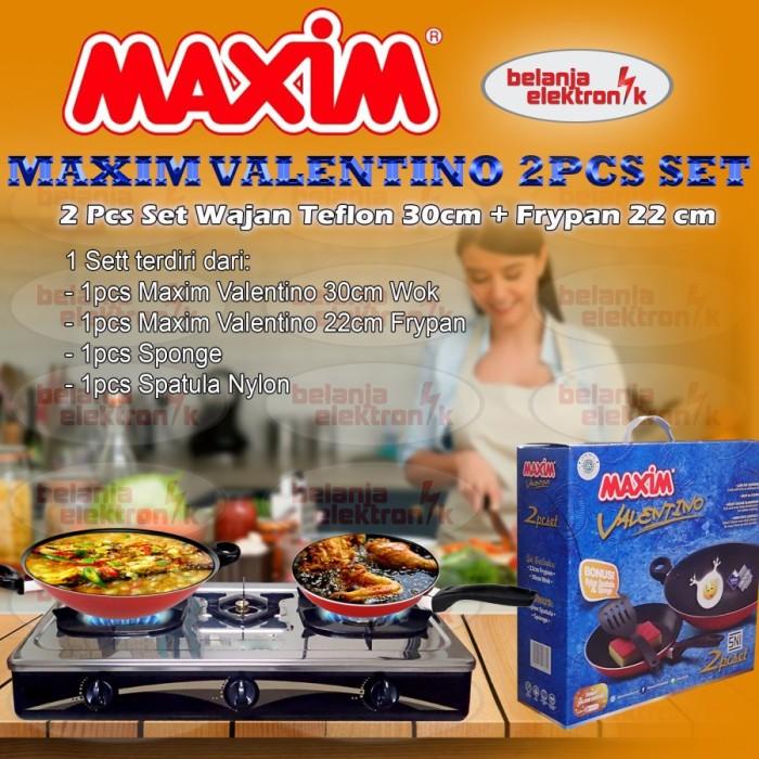 Maxim Valentino Set (Wajan+Teflon)