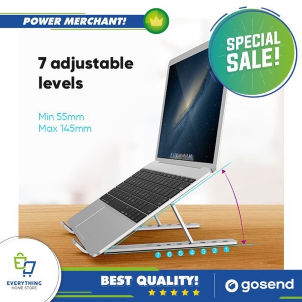 Promo Stand Holder Penyangga Laptop Aluminium Diskon