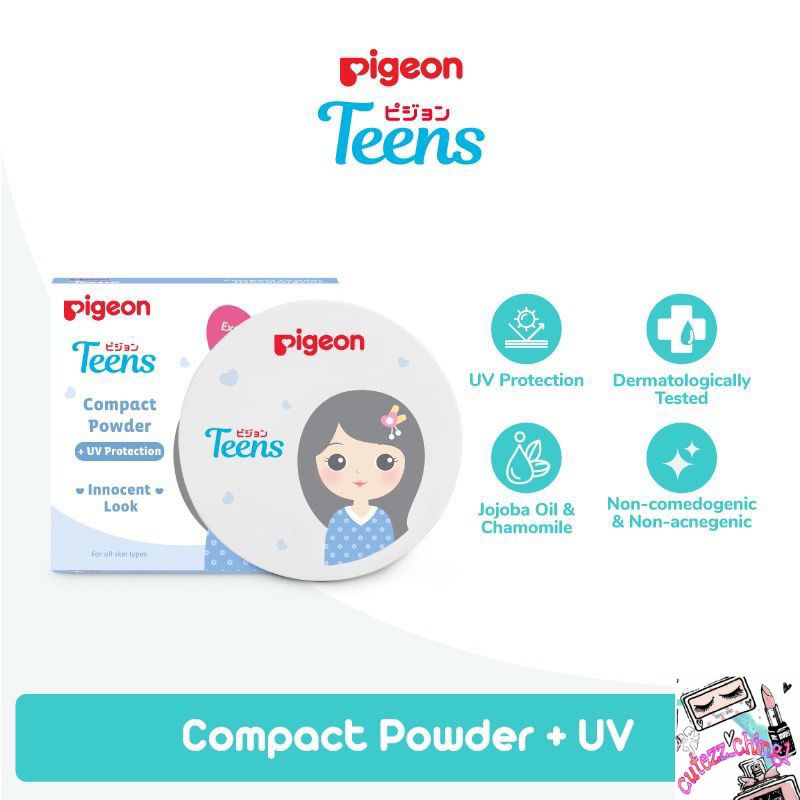 ☃️Cutezz_Ching1☃️Pigeon Teens Compact Powder +UV Protection