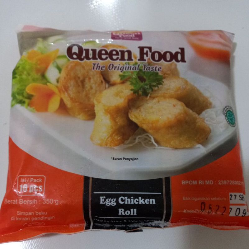 

QUEEN FOOD EGG CHICKEN ROLL 350 GR