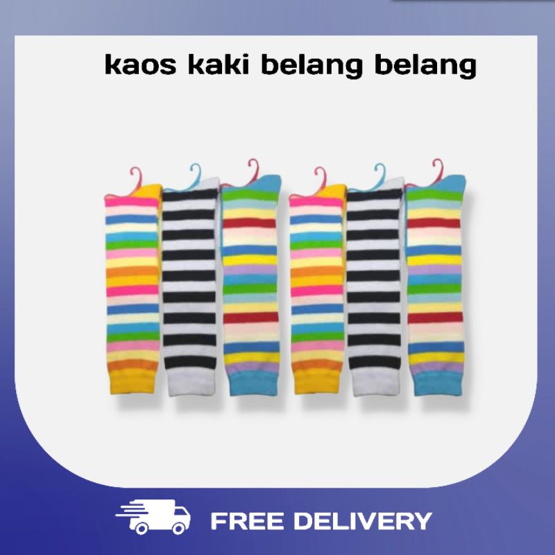 Kaos Kaki Belang Belang / Kaos Kaki Belang Panjang