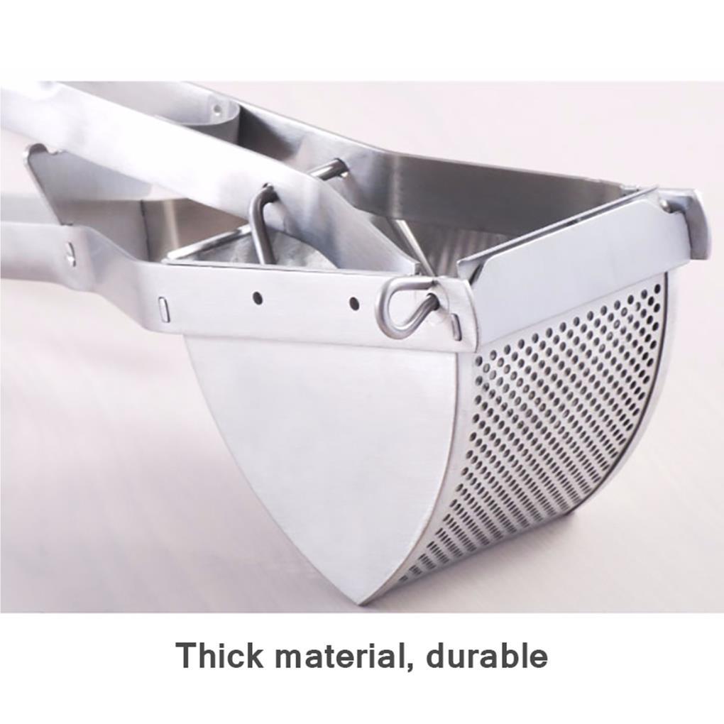 Potato Masher Vegetable Fruit Ricer Manual Tangan Stainless Steel Untuk Puree Fruit Juicer