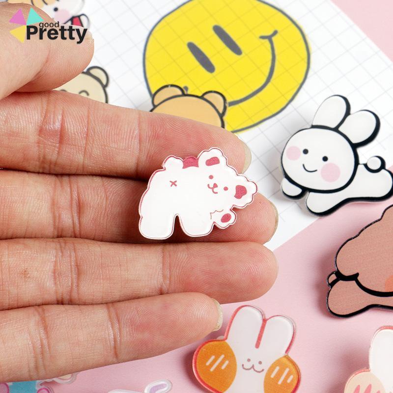 Brooch Bros Desain Kartun Lucu Gaya Korea Untuk Aksesoris Perhiasan - PD