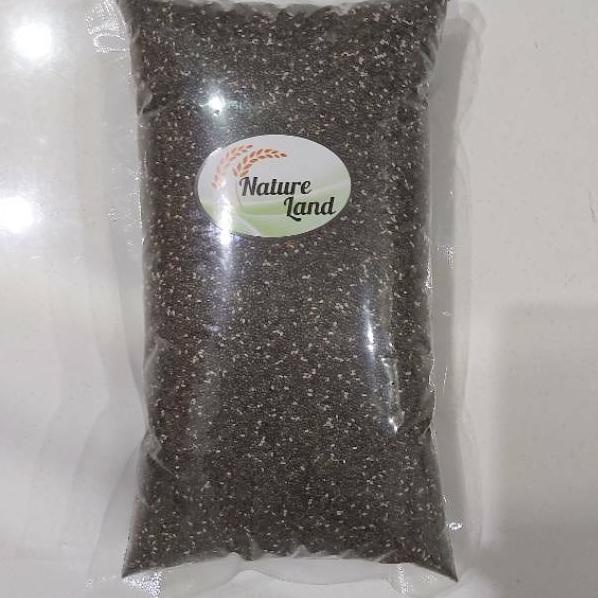 

✨TERBARU✨ 1KG ORGANIC BLACK CHIA SEED - 1000 gr grosir