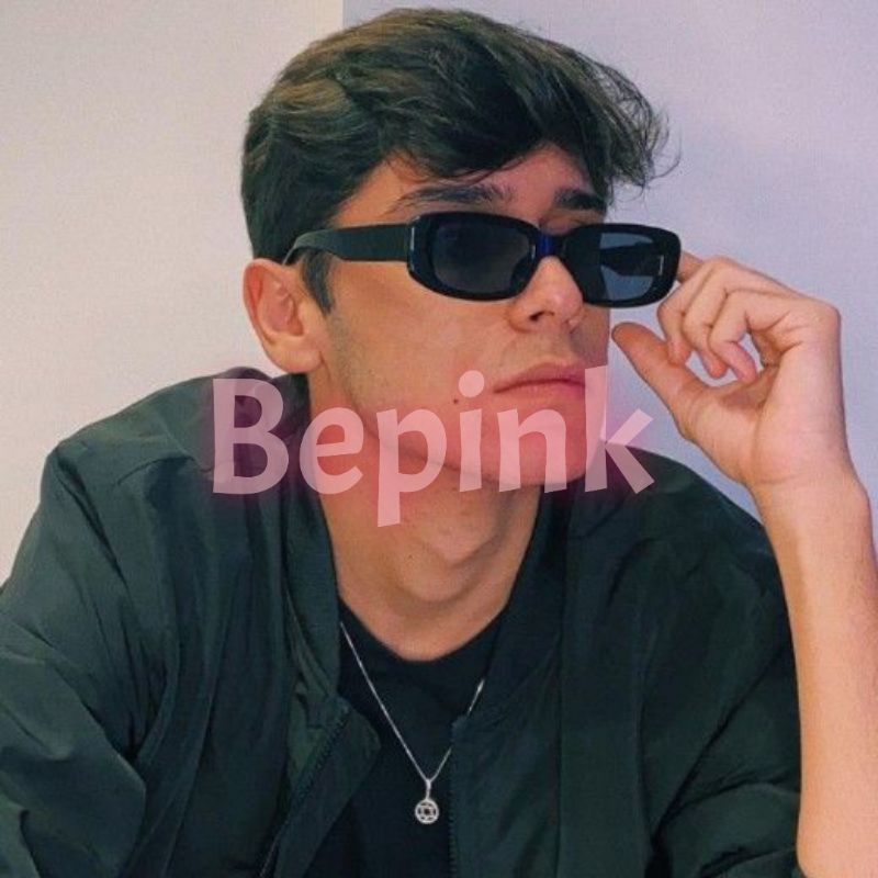 KACAMATA PERSEGI PANJANG GAYA RETROO (BEPINK OFFICIAL)