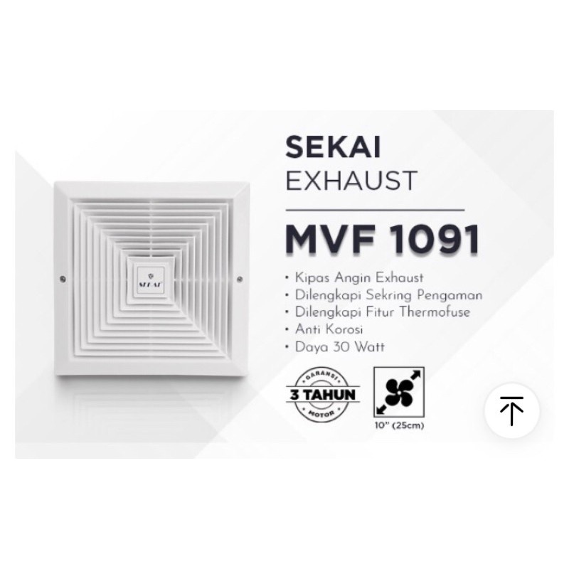 Exhaust Fan 10 Inch SEKAI MVF 1091