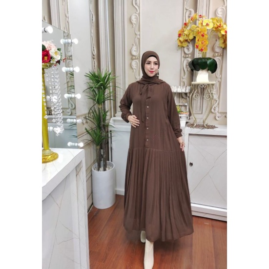 midi soraya polos by Yodizein syari Gamis set Gamis busui Gamis muslimah