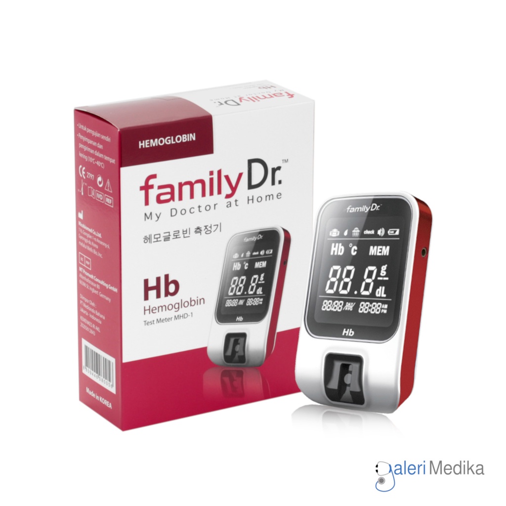 Family Dr - Alat Cek Hemoglobin / Alat Ukur Kadar Hb / Alat Cek Hb