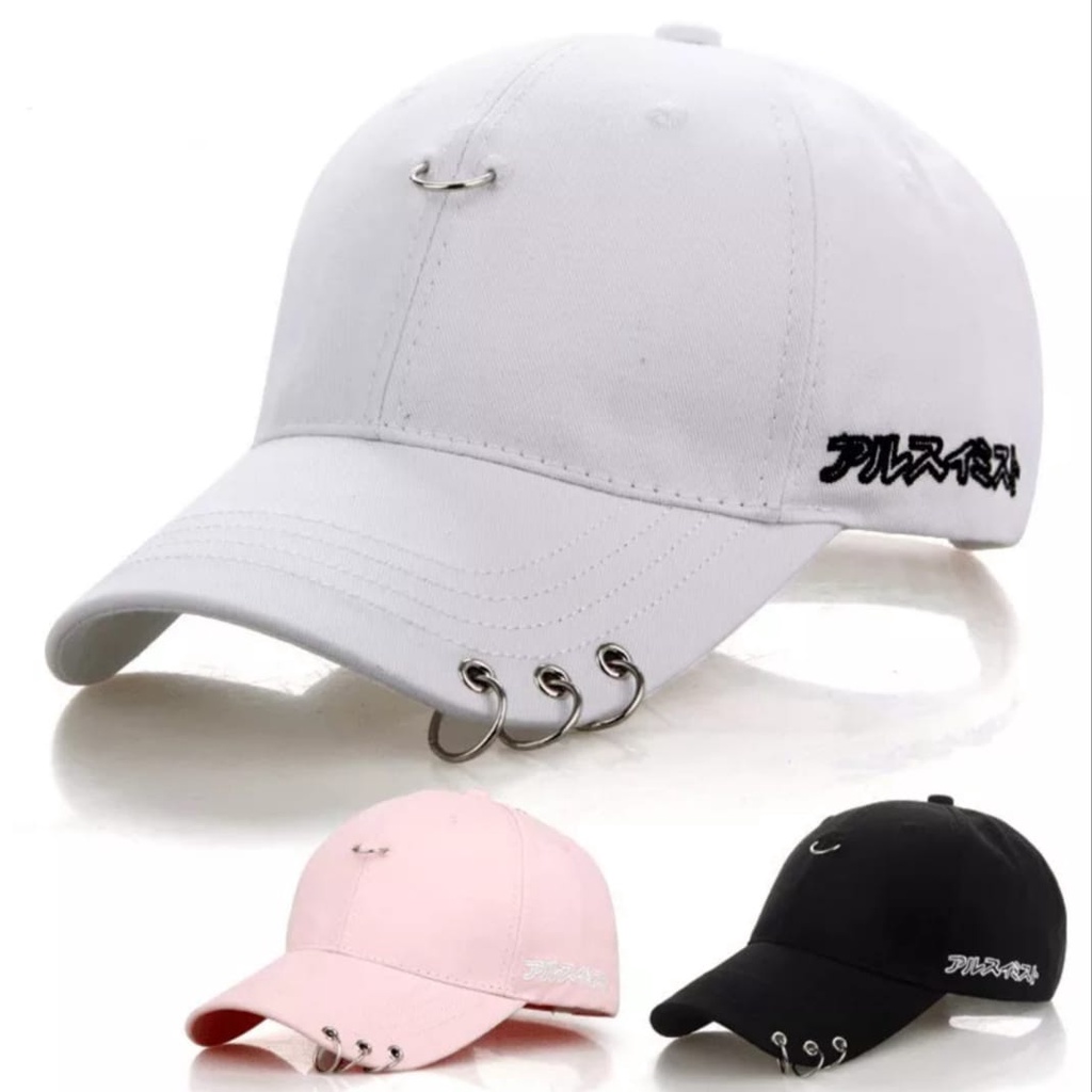 TOPI BASEBALL RING ANTING BORDIR KPOP PREMIUM TERMURAH