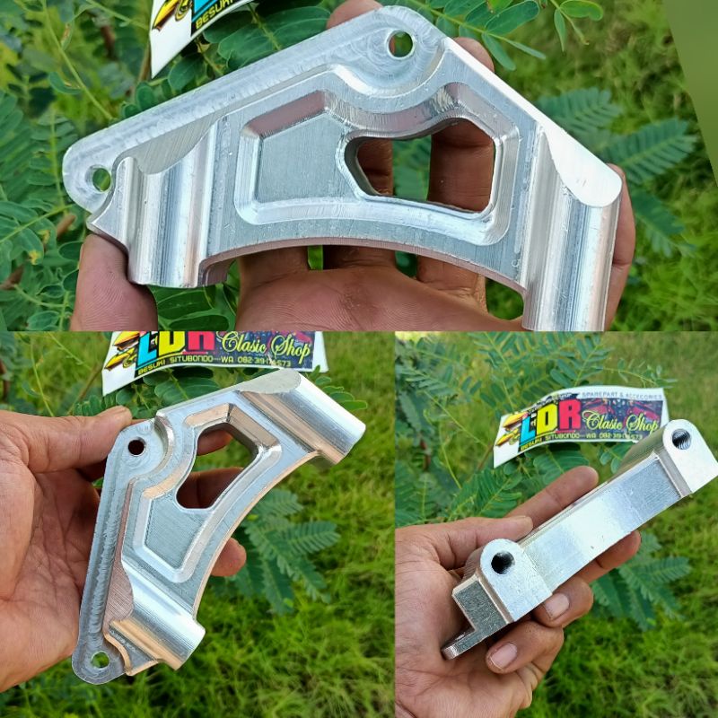 Braket Kaliper Brembo GP4 M50 Tokico CNC T6 PNP MP Tiger GL pict 100 disk 300