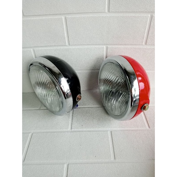 headlamp lampu depan RX100 DT100 L2G L2 SUPER A100 CB100 YB100 batok besi