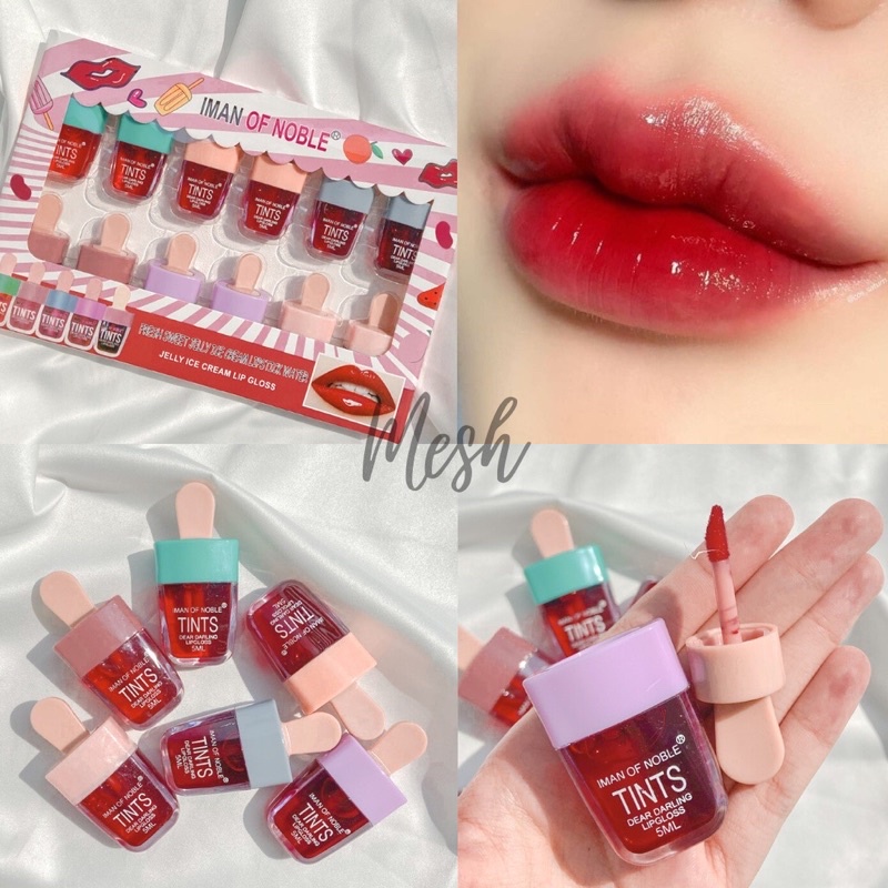 SWEET JELLY NOBLE ICE TINT ICE CREAM / Iman Of Noble Ice Tint Liptint Sweet Jelly Lipstick Water