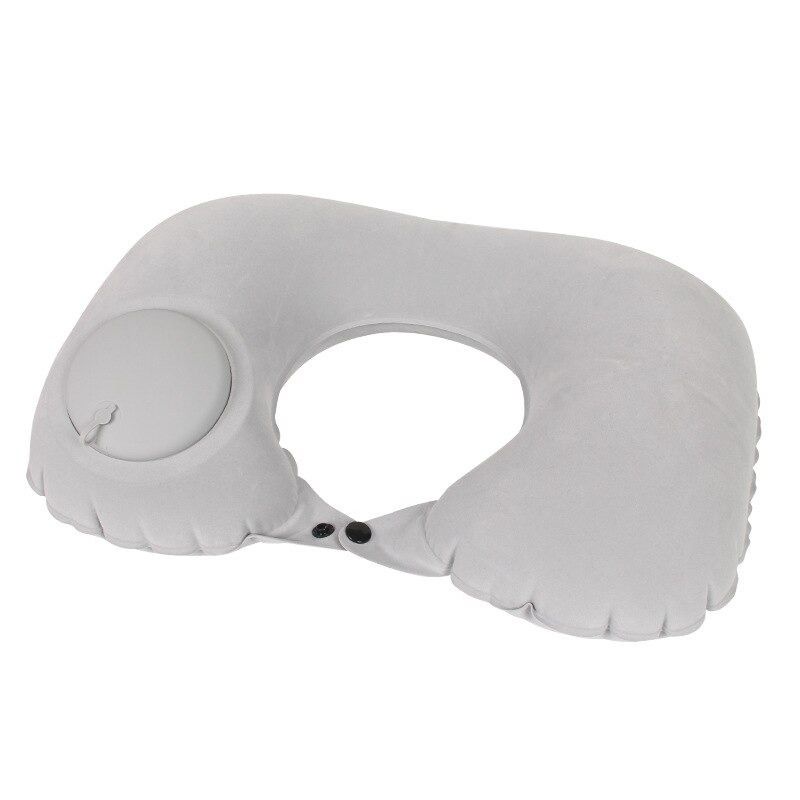 Macroupta Bantal Leher Travel Inflatable Neck Pillow - RH35