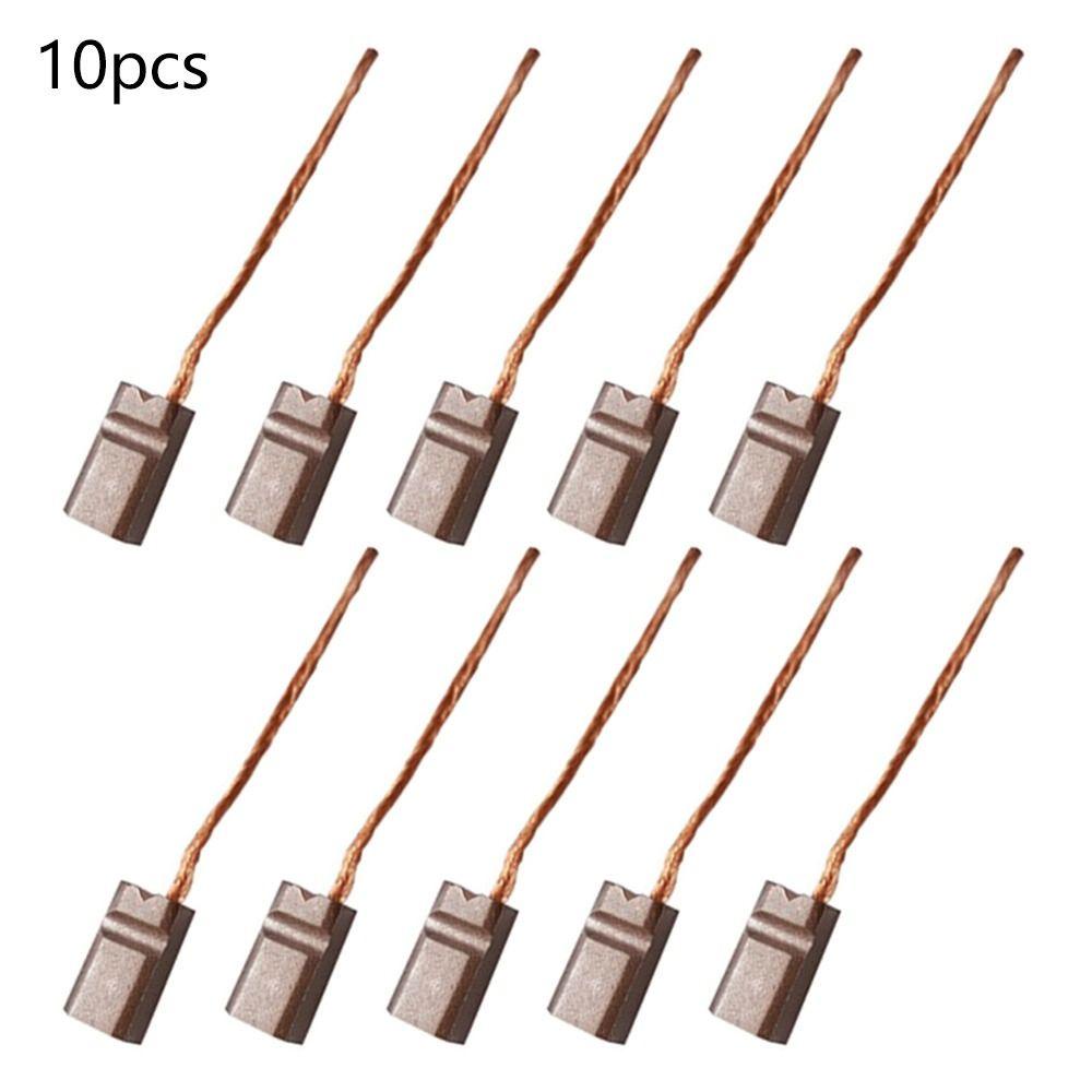 Solighter 10pcs Carbon Brushes Wire Hot sale 4 * 5 * 10mm Hand Tools Motor Listrik