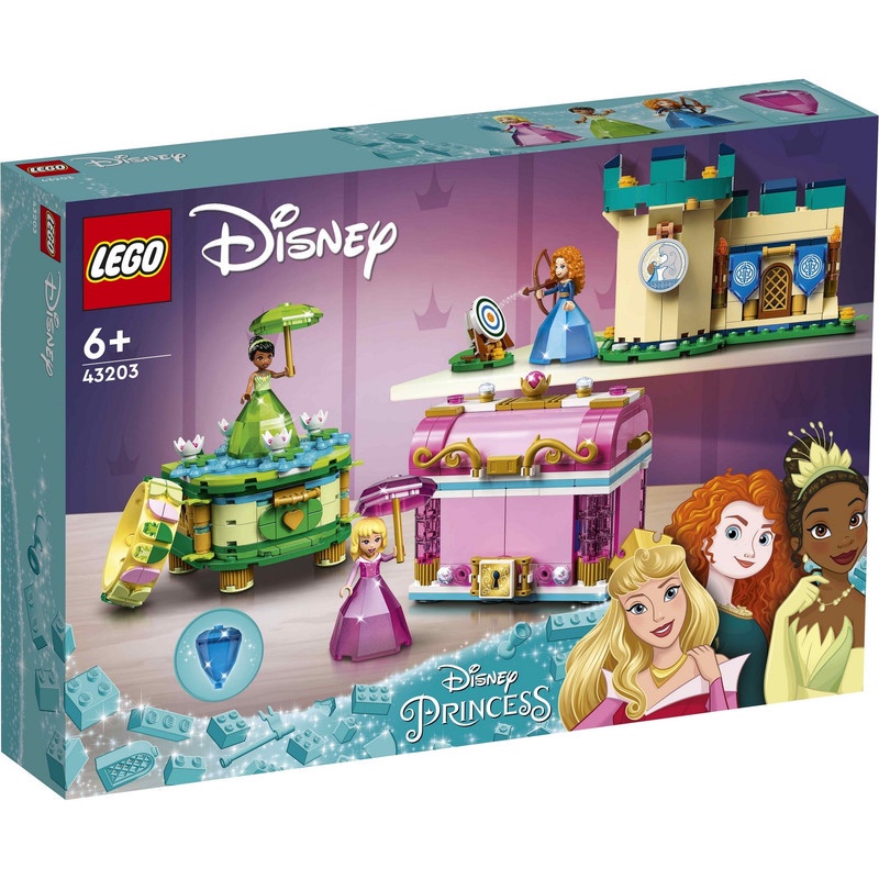 LEGO Disney Princess 43203 Aurora, Merida and Tiana’s Enchanted Creations (558 Pieces) Mainan Balok (6 Tahun+)