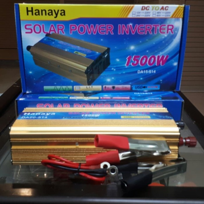 Power Inverter Hanaya Dc To Ac 1500 Watt Pure Sine Wave