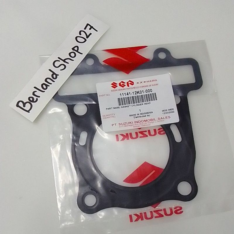 Paking Gasket Blok Head Cylinder Satria Fu FI injeksi GSX Bandit