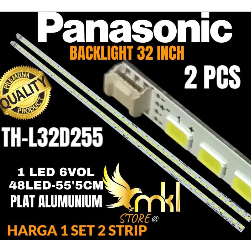 BACKLIGHT TV LED PANASONIC 32INCH TH-32L 32D255
