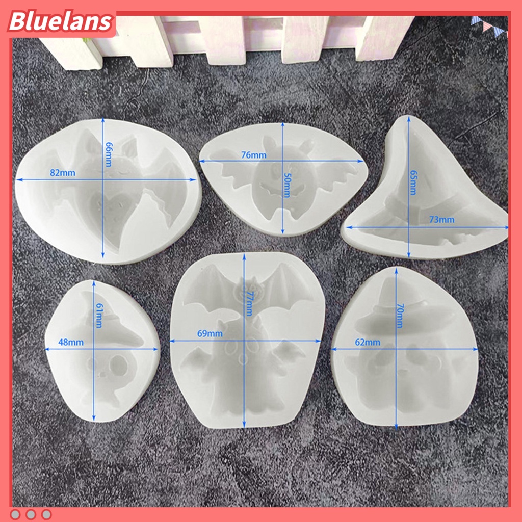 Cetakan Kue Bahan Silikon Tahan Suhu Tinggi Anti Lengket Dapat Digunakan Kembali Untuk Dekorasi Halloween