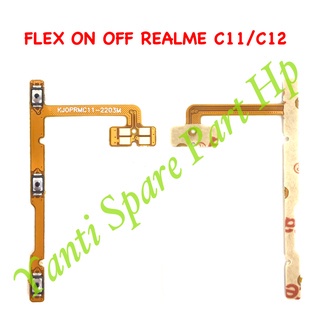 Flexible On Off Realme C11 C12 C15 Narzo 20 Original New