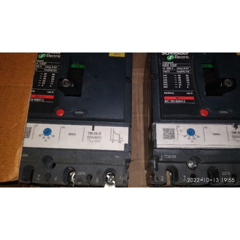 breaker scheneider 5a bekas