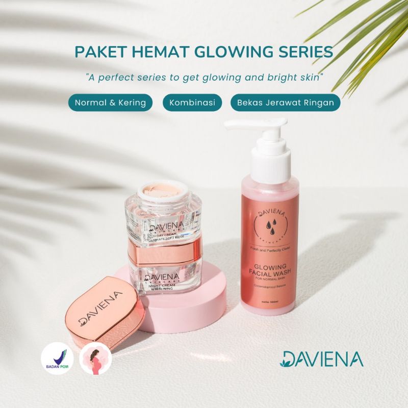 Daviena Skincare Paket Hemat Glowing Series