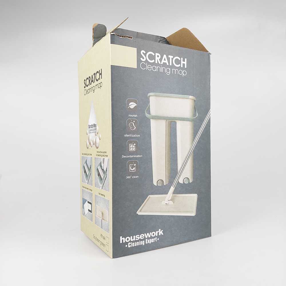 Alat Pel Set Magic Mop Flat Microfiber with Bucket - FMI60