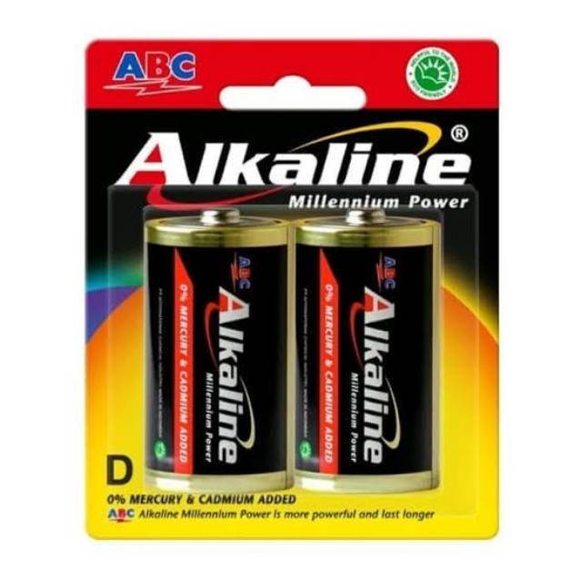 Baterai/Batre ABC Alkaline type D R20 Promoo - LUX