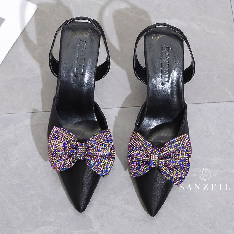 [✅BISA COD]  SANZEIL Ribbon Heels Elegant Kasual Wanita VIRAL 2021 2022 X9091