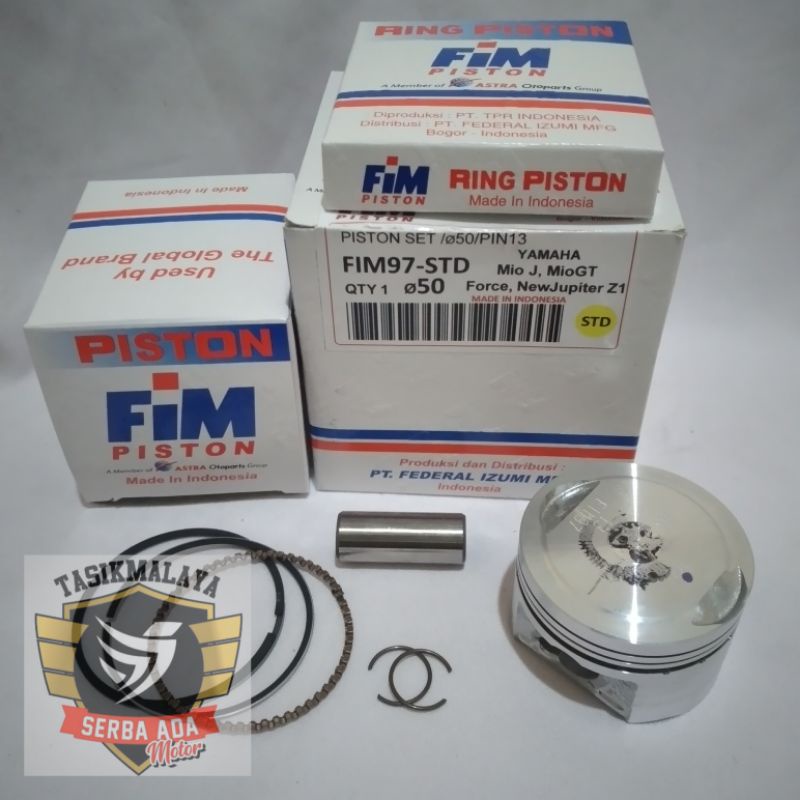 PISTON KIT SEHER KIT FIM 97 MIO J,MIO GT, X-RIDE, FORCE F1, JUPITER Z 1