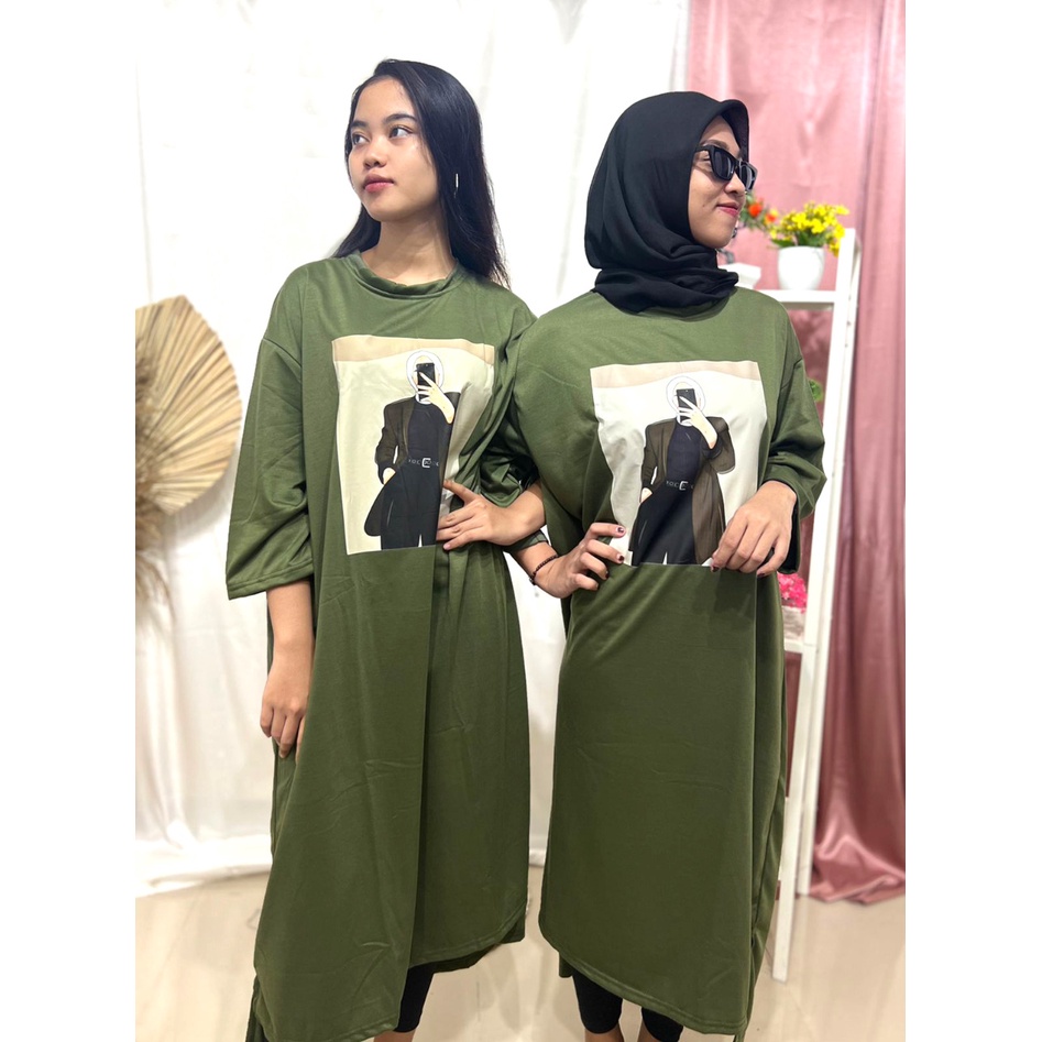 TUNIK OVERSIZE HIJAB SELFIE / ATASAN TUNIK JUMBO XXXL / ATASAN TUNIK OVERSIZE BIGSIZE