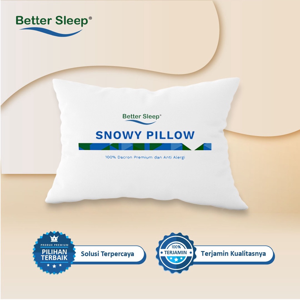 Better Sleep Bantal tidur Snowy