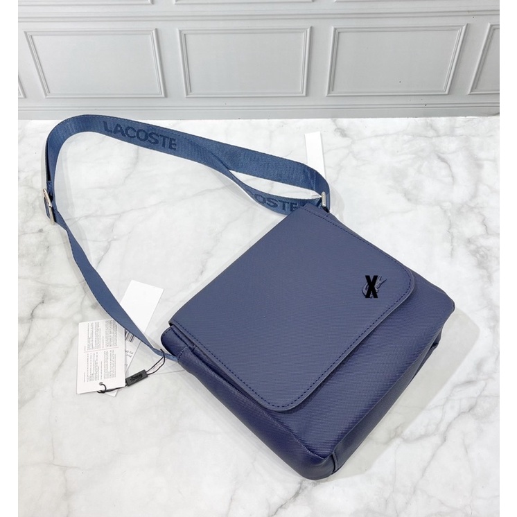 SALE - Tas Selempang Pria Lacste Man’s Flap Overcross Bag - 2022-3C#