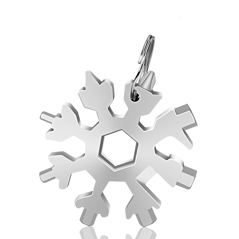 18 In 1 Kunci Pas / Obeng Multifungsi Portable Desain Snowflake