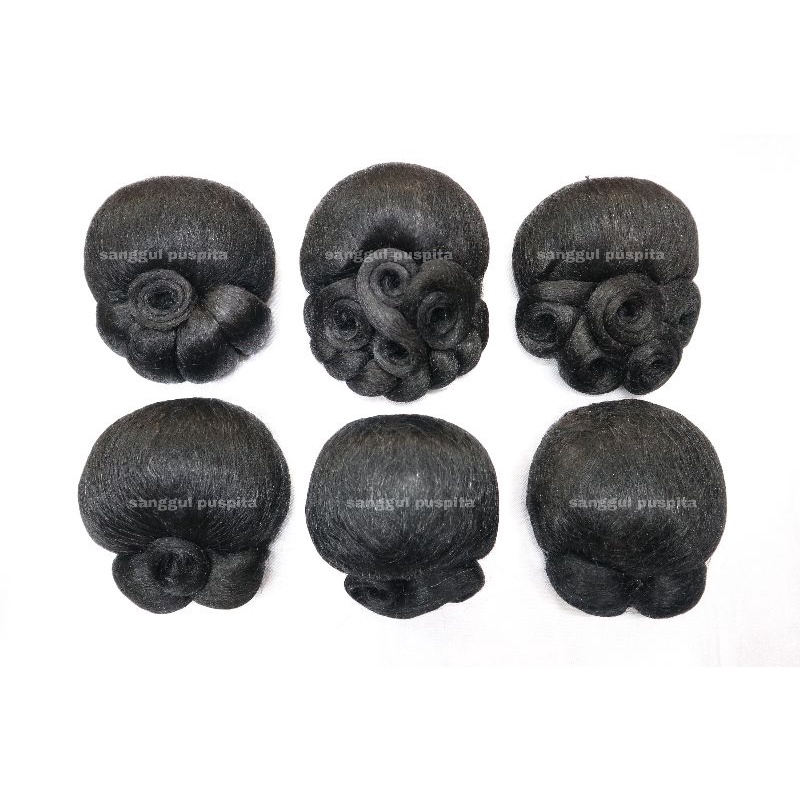 Sanggul Dewi / Sanggul Kecil / Sanggul Simpel / Sanggul Anak / Sanggul Orang Tua / Sanggul Modern / 