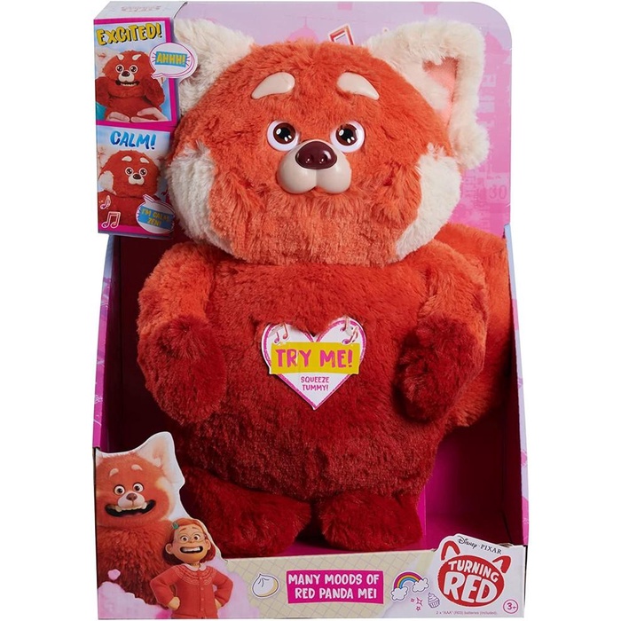Disney Pixar Boneka Turning Red Many Moods of Red Panda Mei Plush