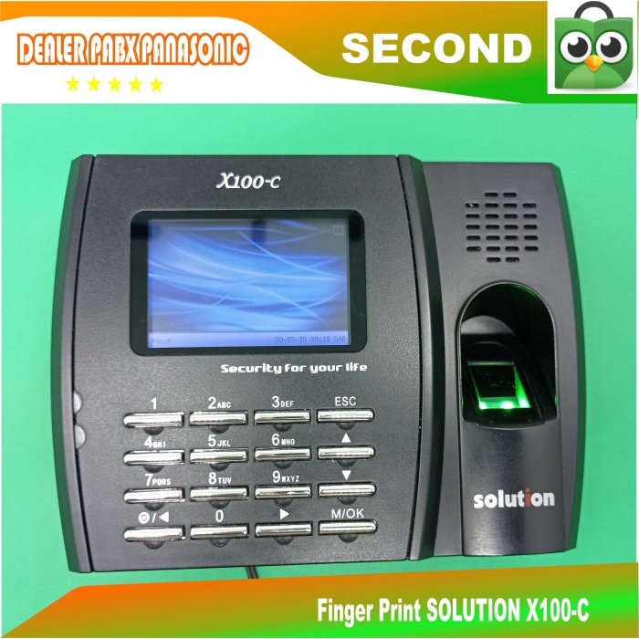 

Limited Mesin Absensi Finger Print / Sidik Jari Solution X100-C