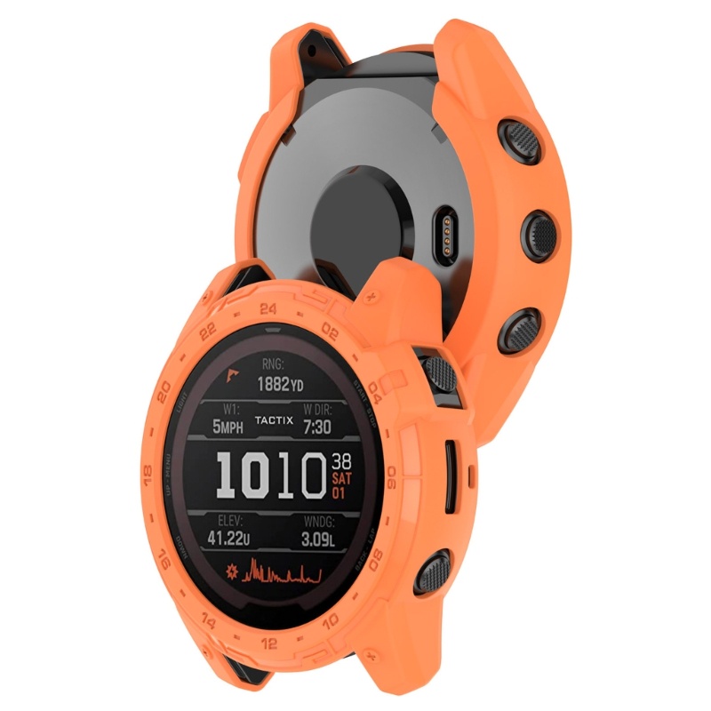 Cre Frame Bumper Pelindung Smartwatch Enduro2 / Tactix7 Bahan TPU Anti Gores