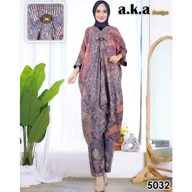 [5032]Stelan Celana Batik Kaftan Semi Sutra // Kode AKA